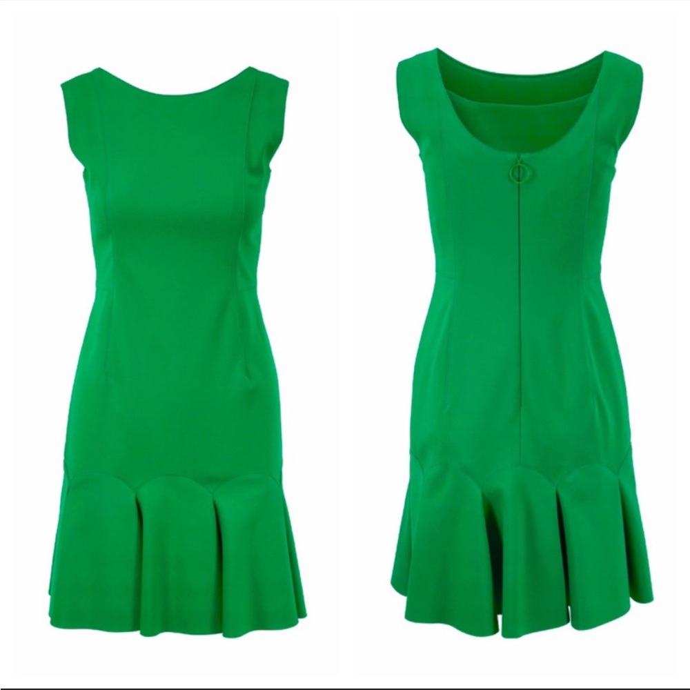 Akris Punto Flounce Hem Sleeveless Dress